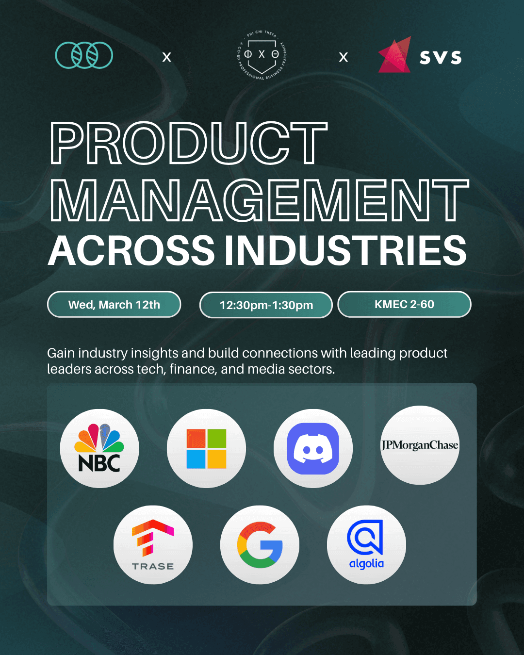 Product Management Across Industries event poster