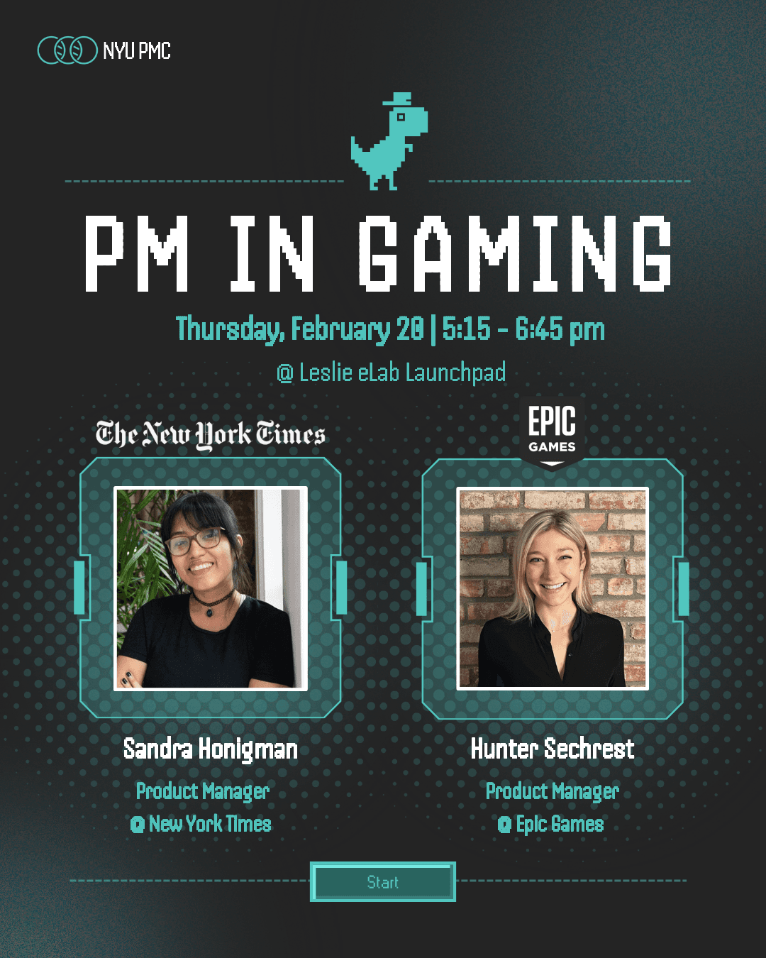PM in Gaming event poster