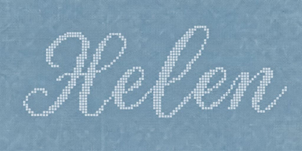 Helen typography Dot Grid